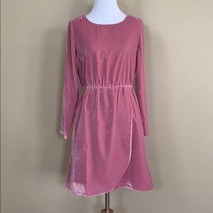 J crew velvet wrap dress